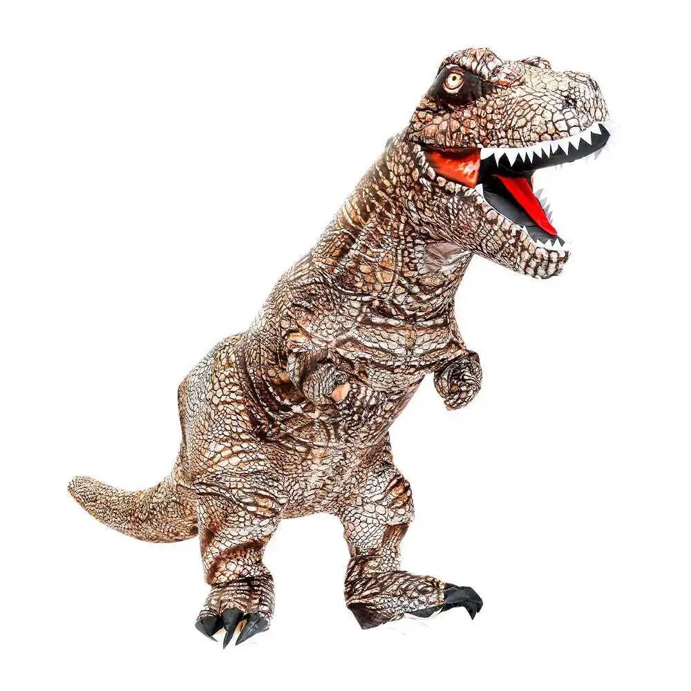 Inflatable Dinosaur Costume Adult - T-REX Adult Inflatable Hot Velociraptor Dinosaur