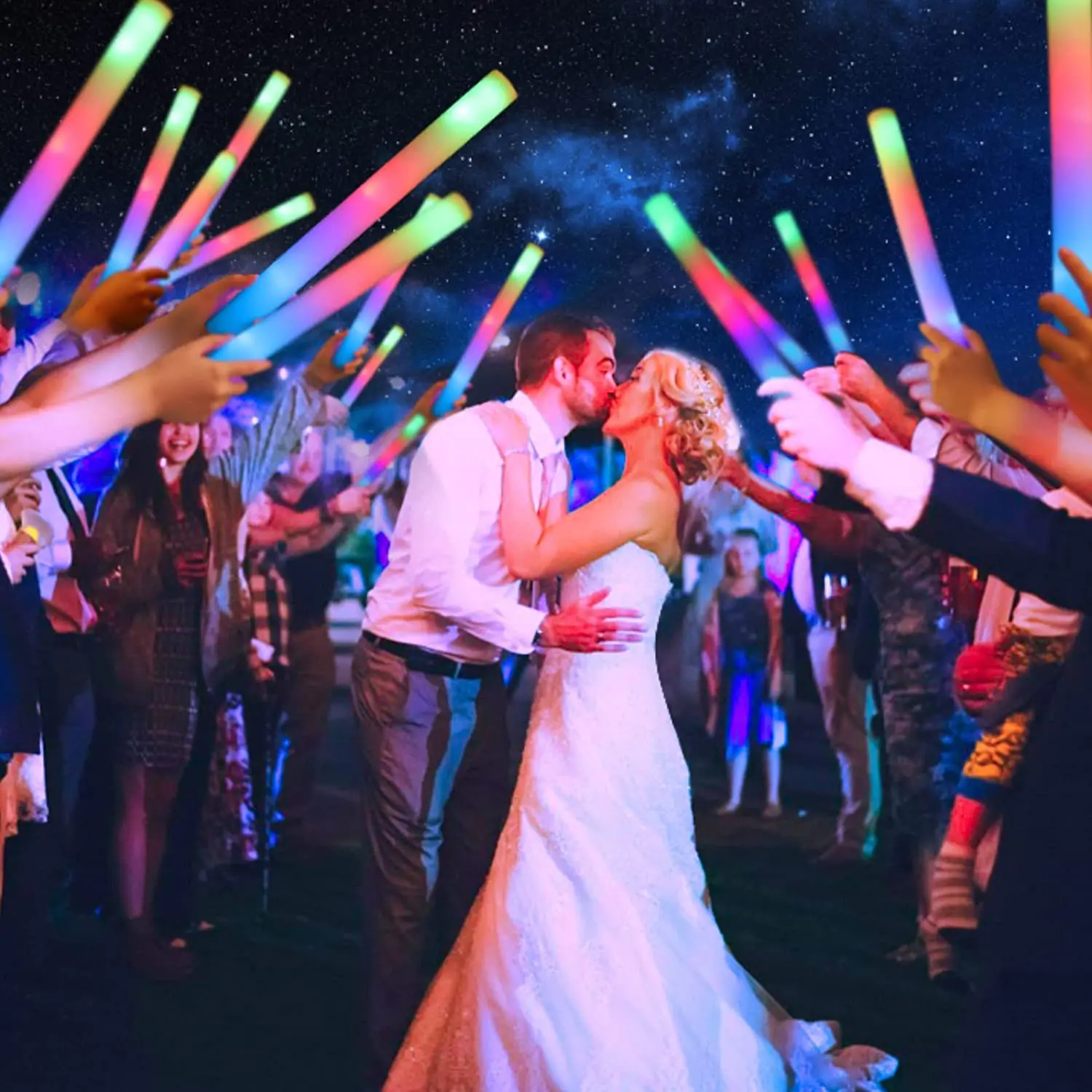 Flashing Led Foam Sticks Party - LED Glow Sticks Glow Foam Sticks