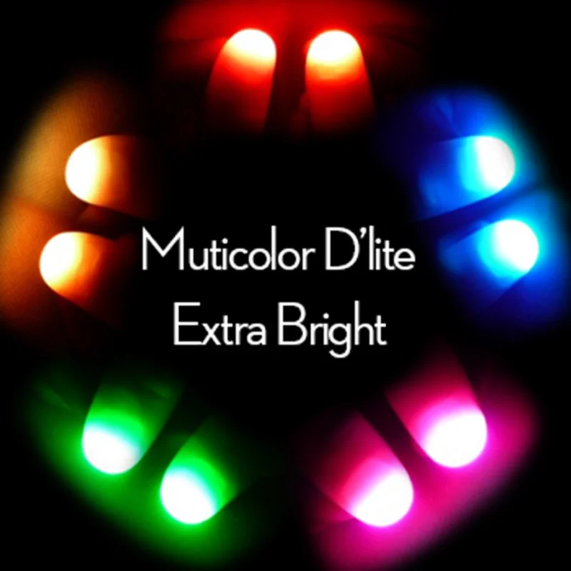 Thumb Tip Magic Trick Set - Super LED Light Thumb Tips Seven