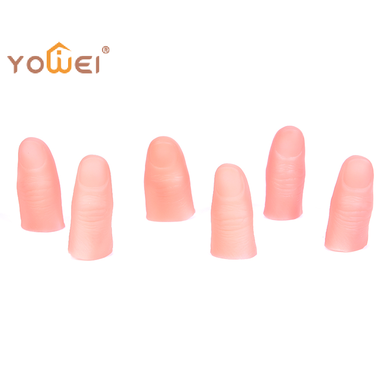 Thumb Tip Magic Trick Set - Latest3Pcs/set Fake Soft Thumb Tip Finger