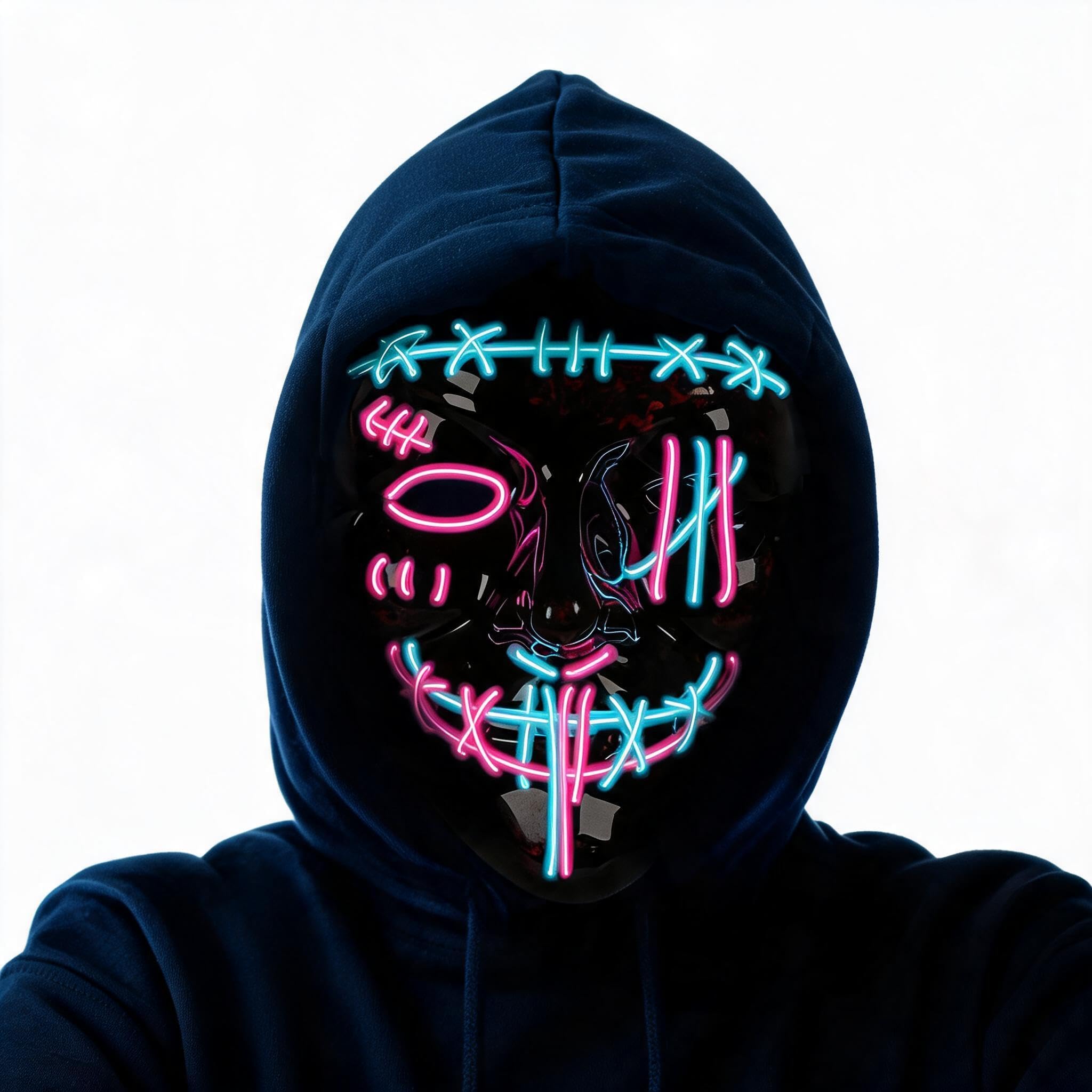 3 PACK Halloween Scary Mask LE - Led Purge Mask Halloween review and price
