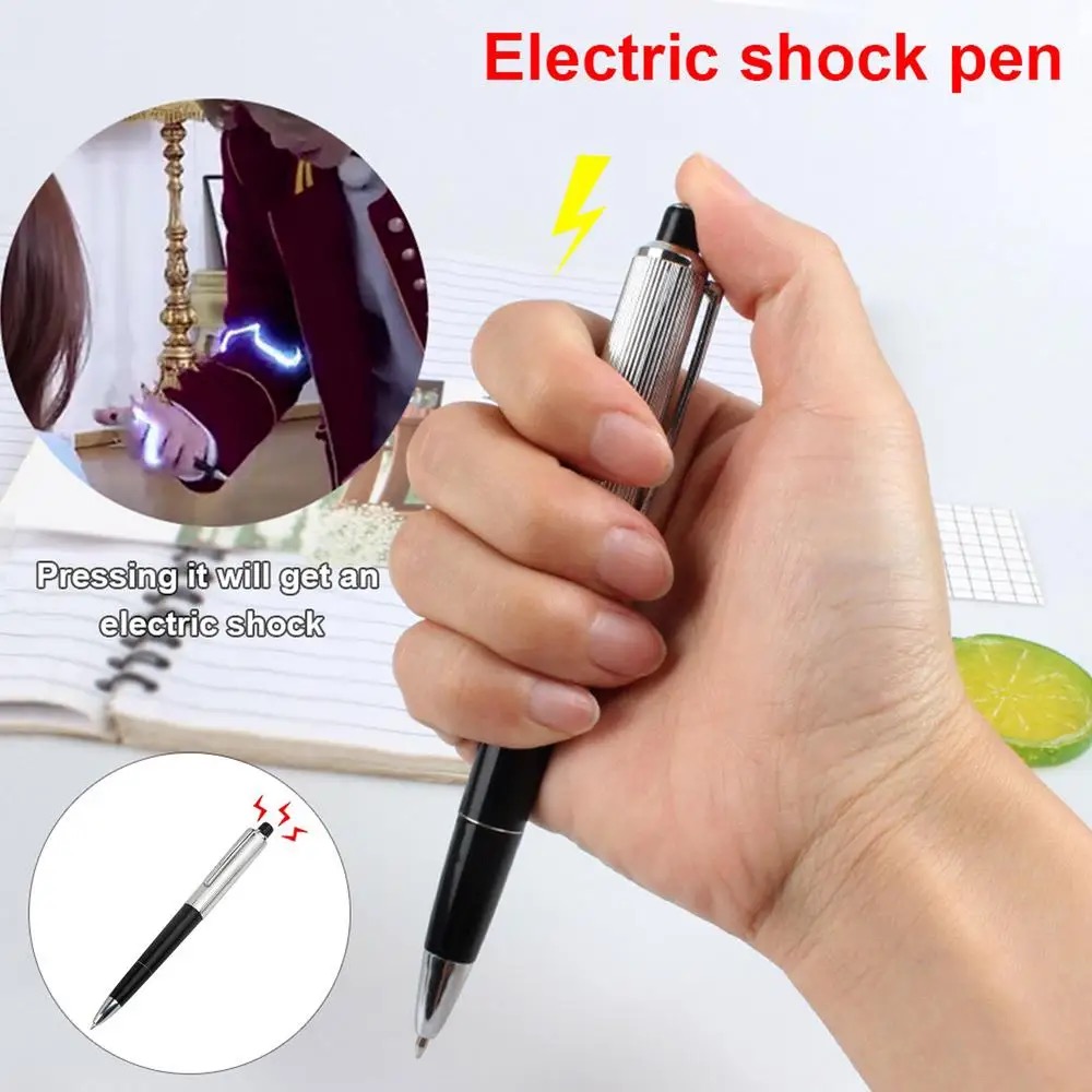 1pcs Creative Electric Shock P - Shock Pen Prank Toy review and price