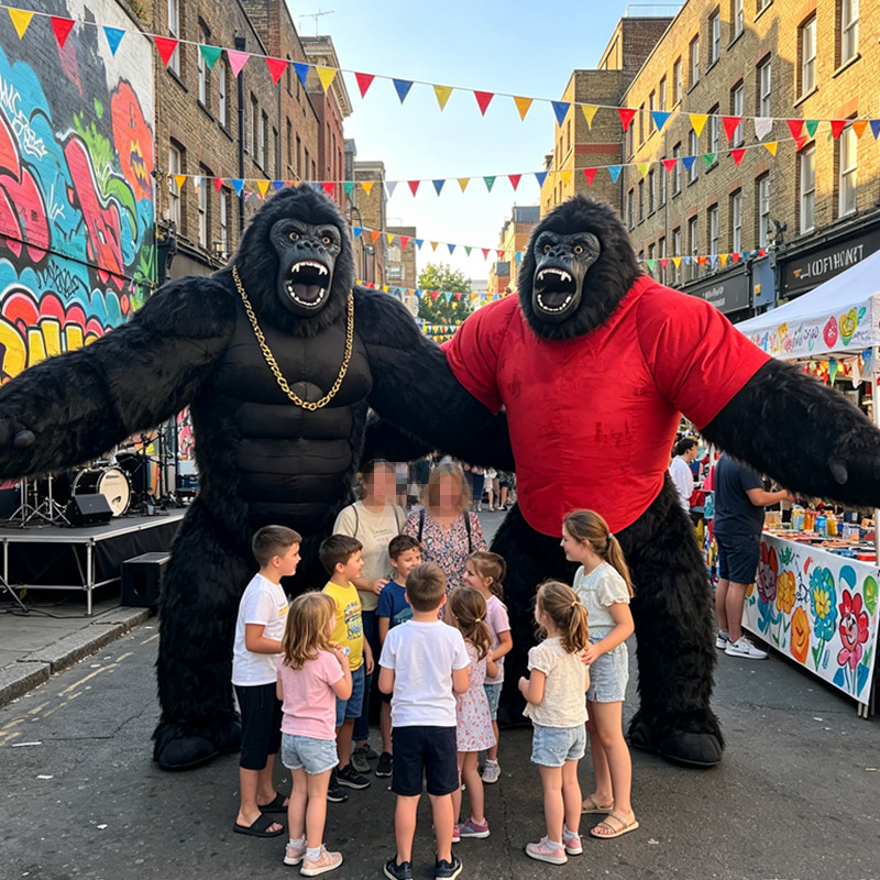 Inflatable Gorilla Cartoon Dol - Inflatable Dinosaur Costume Adult review and price