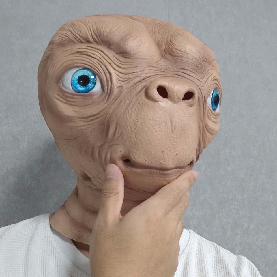 Realistic ET Alien Latex Mask  - Latex Alien Mask Realistic review and price