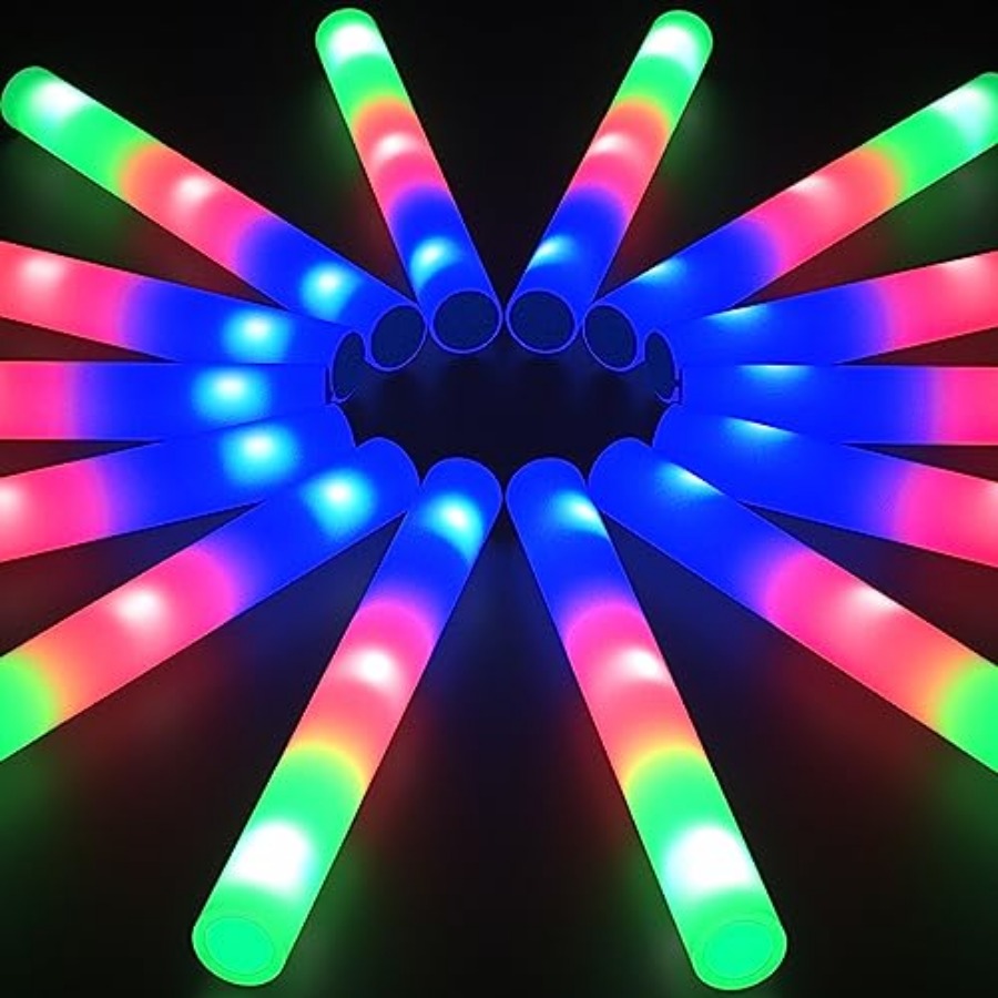 Pcs Foam Glow Sticks Bulk Part - Flashing Led Foam Sticks Party review and price