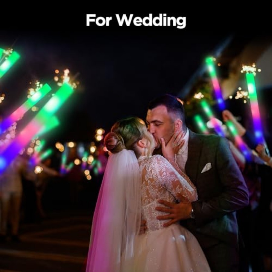 Pcs Foam Glow Sticks Bulk Part - Flashing Led Foam Sticks Party review and price