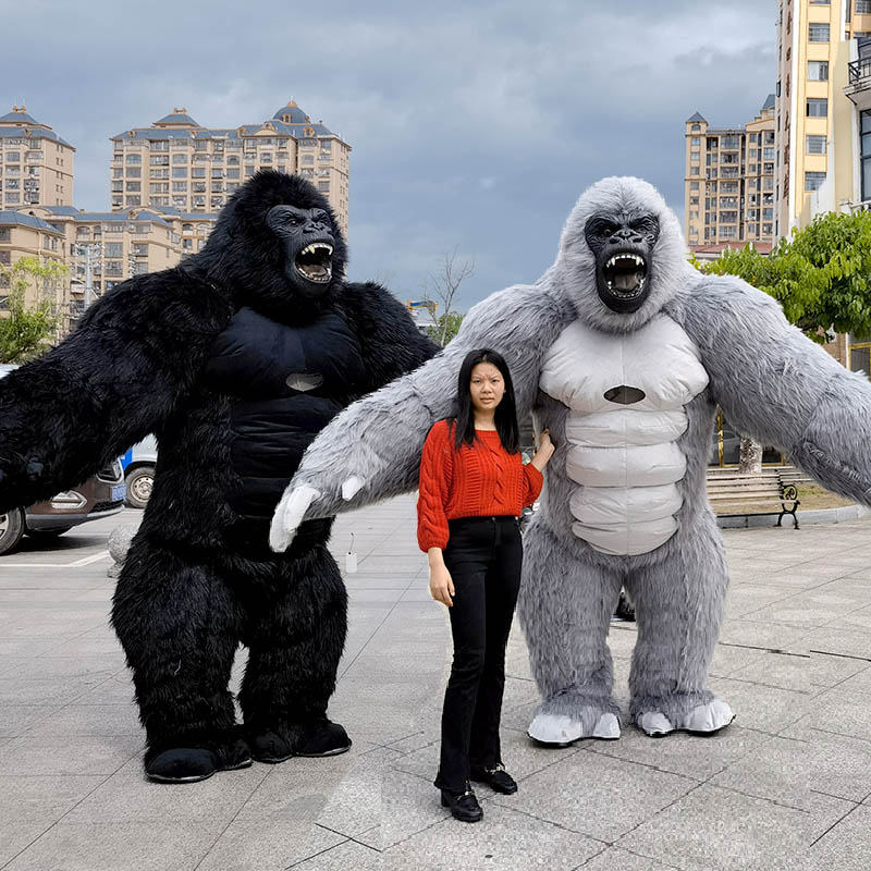 Real Life Inflatable Gorilla M - Inflatable Dinosaur Costume Adult review and price