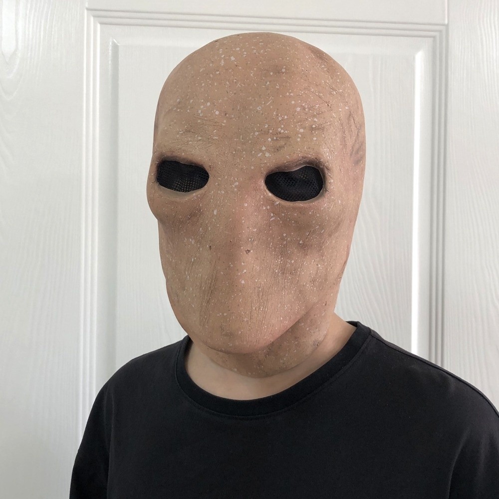 Faceless Man Halloween Slender - Latex Alien Mask Realistic review and price