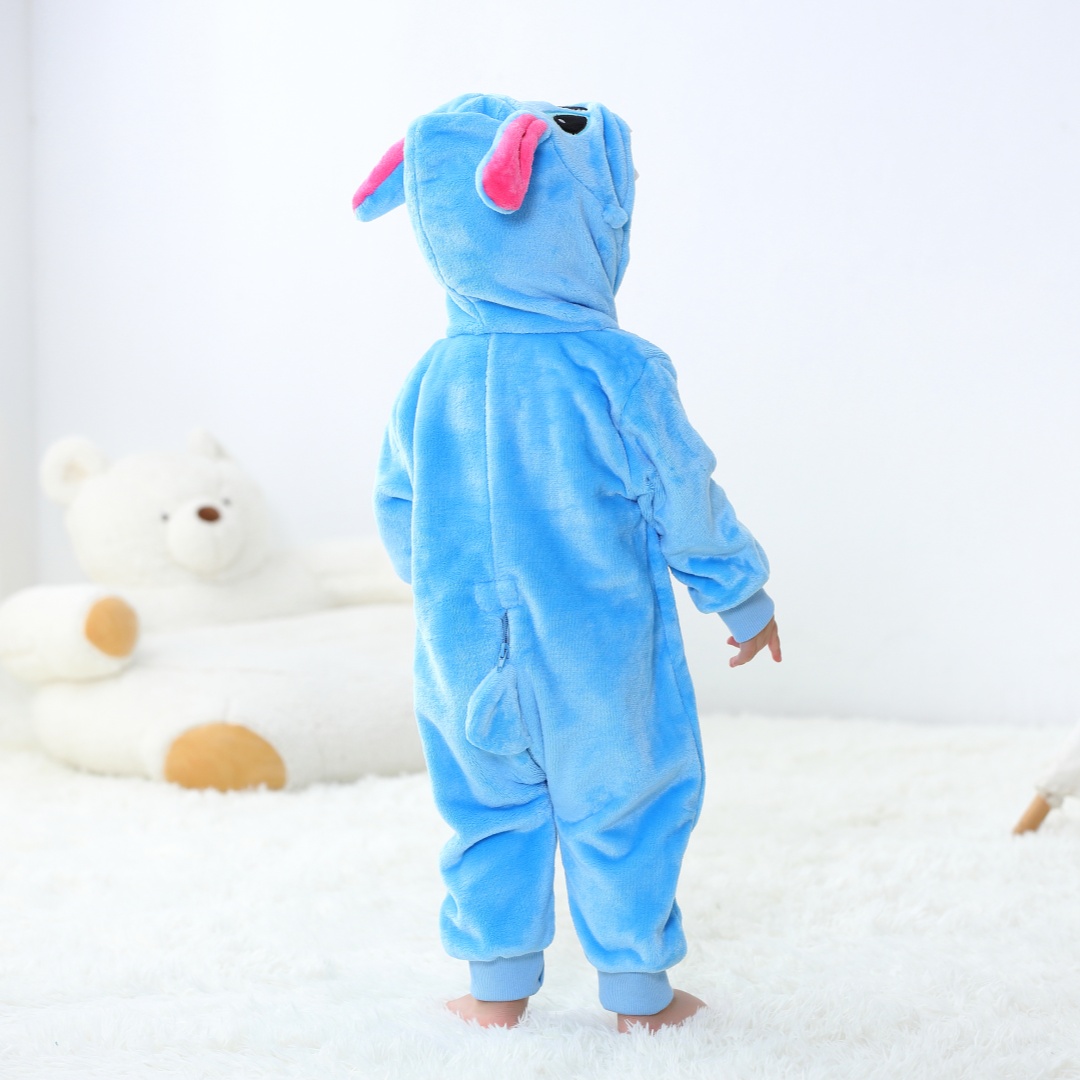 Baby Kigurumi Stitch Cartoon R - Spiderman Jumpsuit Kids review and price