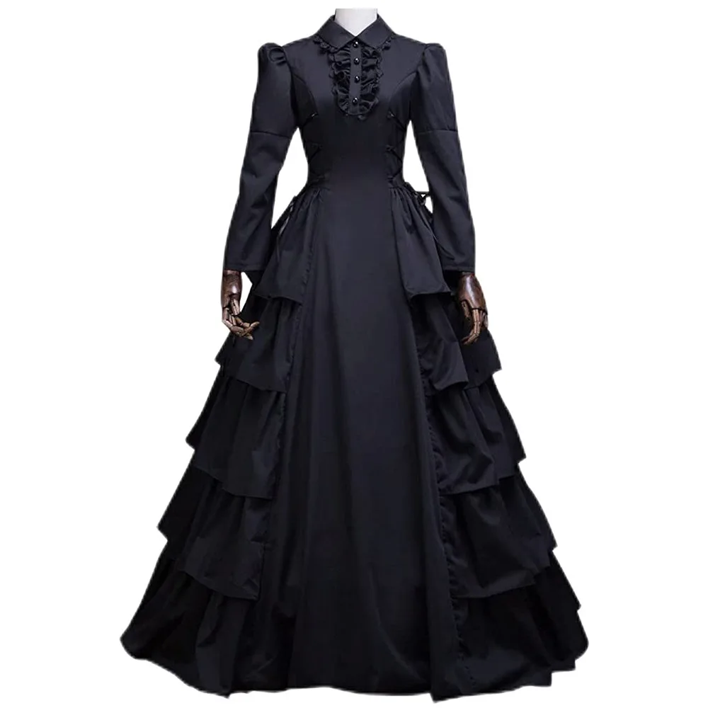 Medieval Victorian Retro Princ - Medieval Renaissance Dress Women review and price