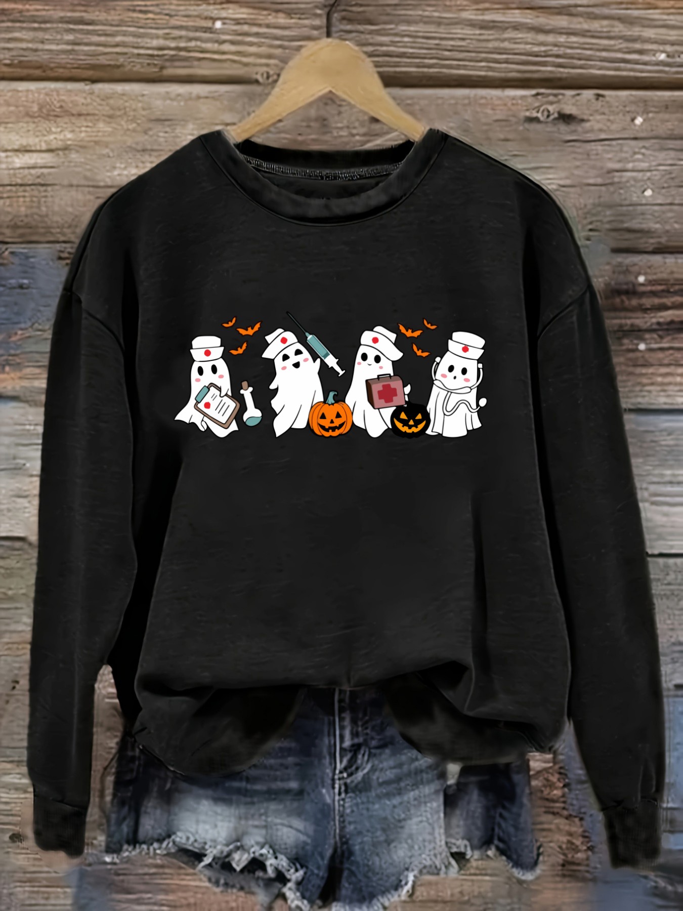 Women's Casual Long Sleeve Cre - Costumes review and price