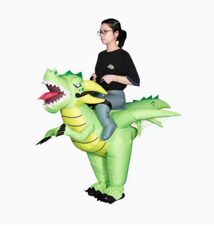 1 pcs Halloween Inflatable Dra - Inflatable Dinosaur Costume Adult review and price