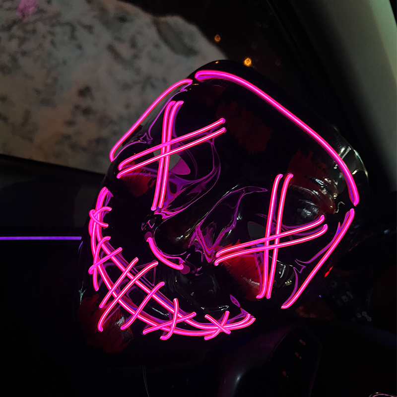 Wholesale 10pcs Masque LED Pur - Led Purge Mask Halloween review and price