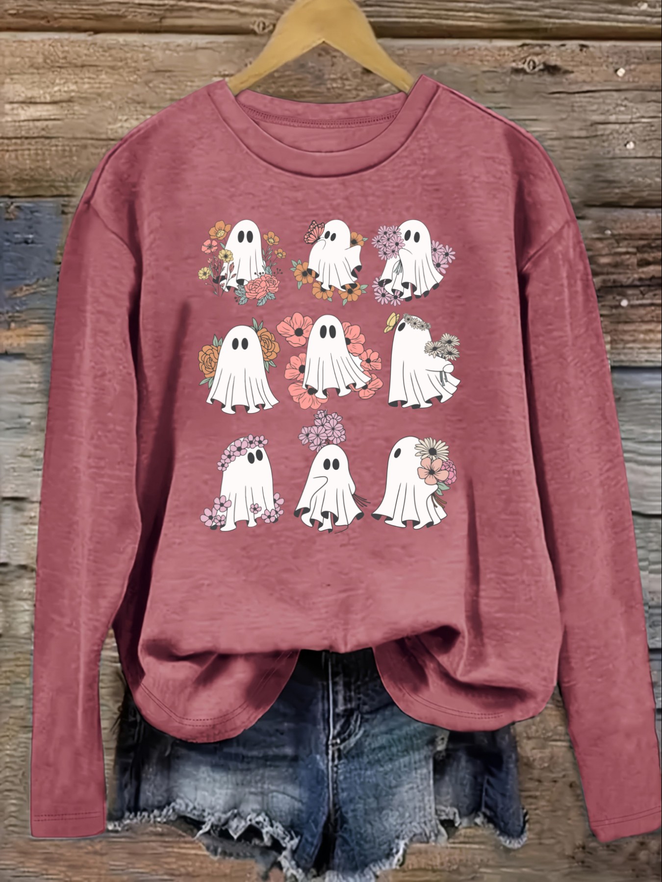 Women's Casual Long Sleeve Cre - Costumes review and price