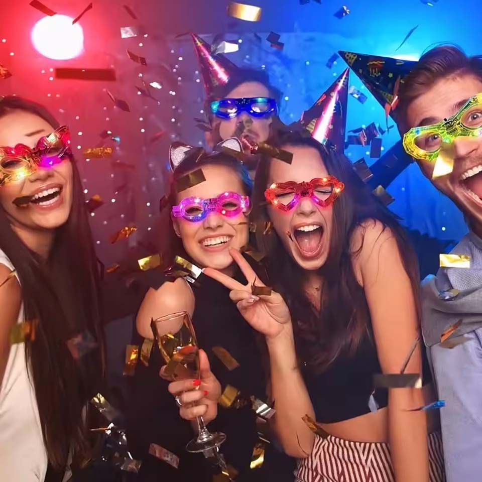 Glow In The Dark Glasses Bulk  - Glow In The Dark Party Glasses review and price