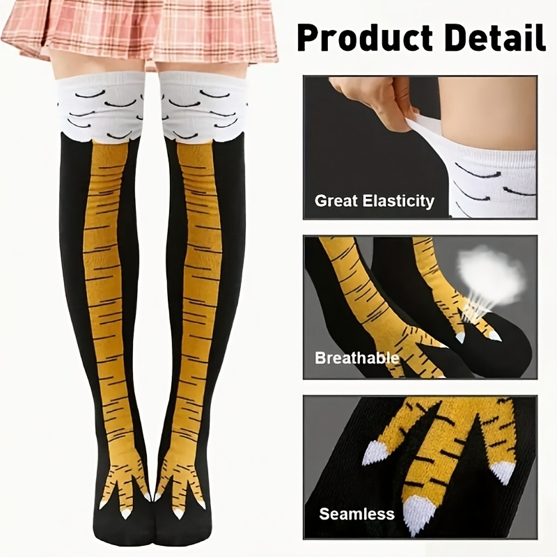 1 Pair of Fun Chicken Leg Sock - Funny Chicken Leg Socks review and price