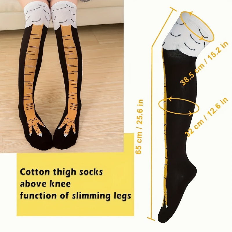 1 Pair of Fun Chicken Leg Sock - Funny Chicken Leg Socks review and price