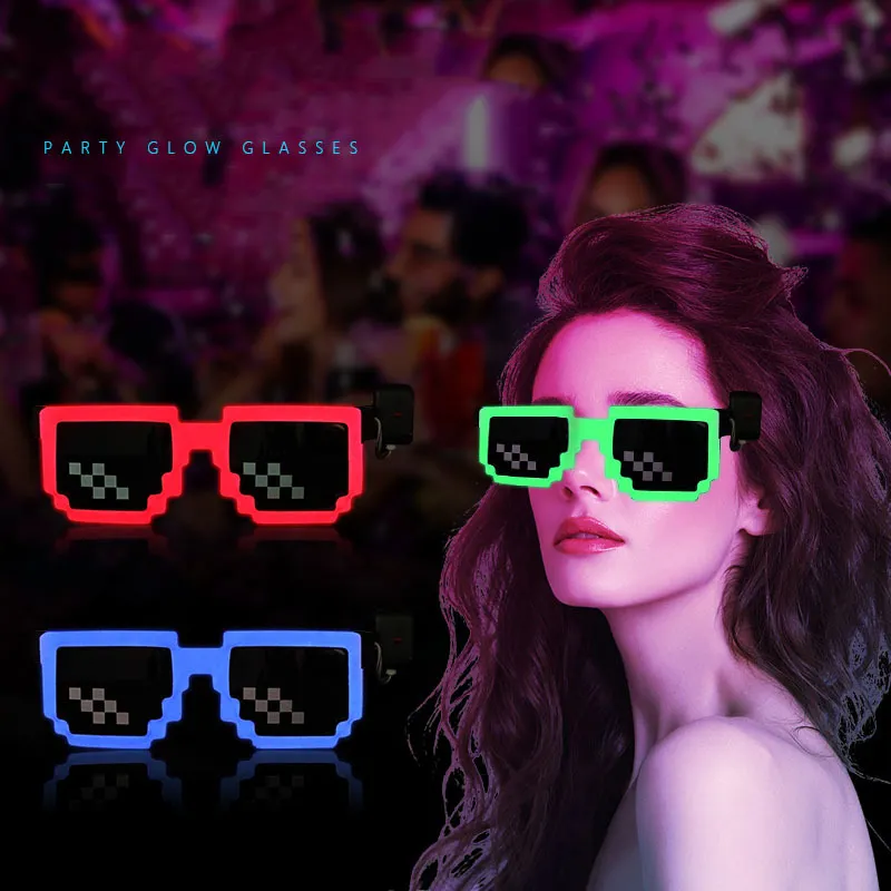 Wireless LED Light Up Glasses  - Glow In The Dark Party Glasses review and price