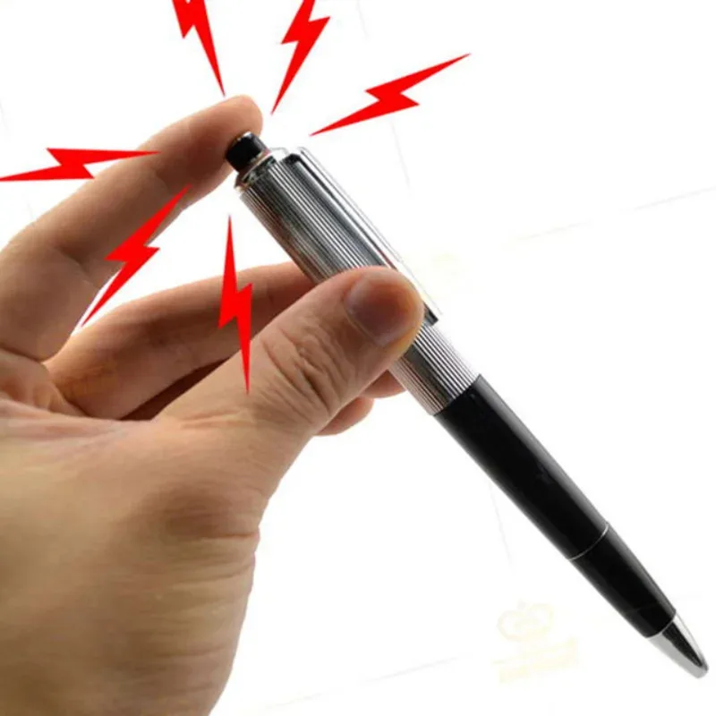 11L^1pcs Creative Electric Sho - Shock Pen Prank Toy review and price