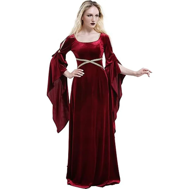 Women Medieval Dress Red Queen - Medieval Renaissance Dress Women review and price