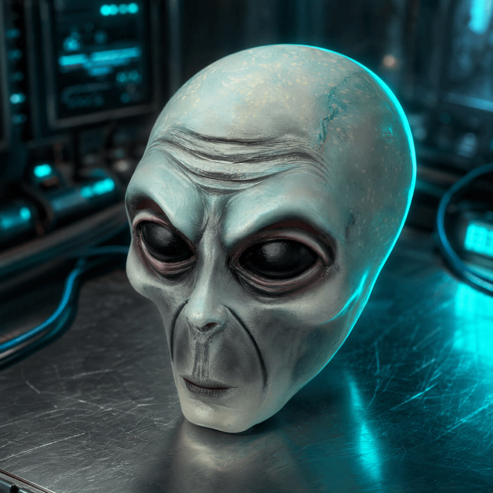 Latex Material Alien Mask Full - Latex Alien Mask Realistic review and price