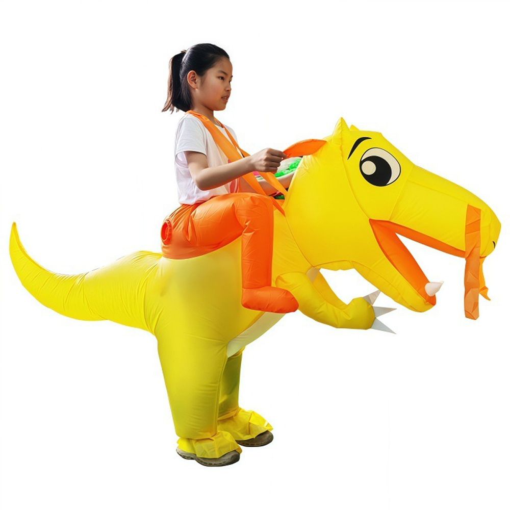 Child Riding Dinosaur Inflatab - Inflatable Dinosaur Costume Adult review and price