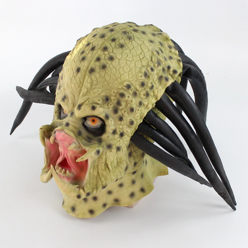 Realistic Predator Full Head M - Latex Alien Mask Realistic review and price