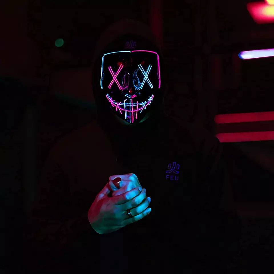 LED Light up Mask for Hallowee - Led Purge Mask Halloween review and price