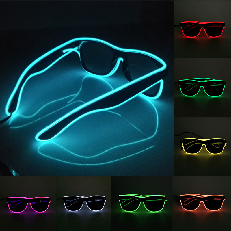 NEW Led Glasses Lights Rave Pa - Glow In The Dark Party Glasses review and price