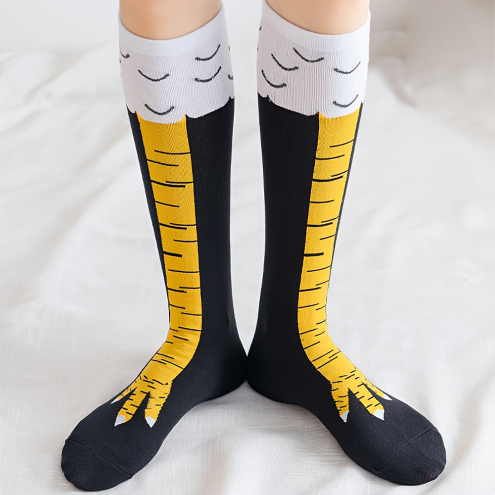 1/2/5/10 Pairs Women Knee High - Funny Chicken Leg Socks review and price