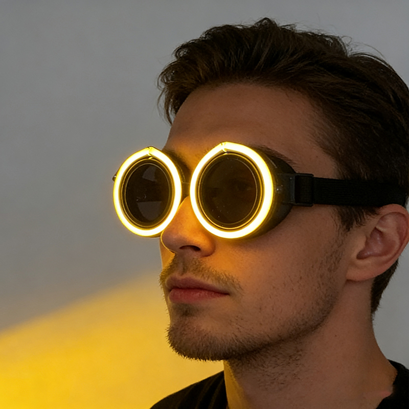 New arrive Round Shape LED Lum - Glow In The Dark Party Glasses review and price
