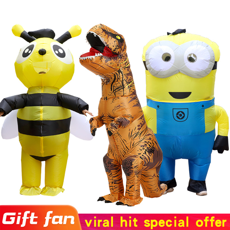 Men's and Women's Inflatable M - Inflatable Dinosaur Costume Adult review and price