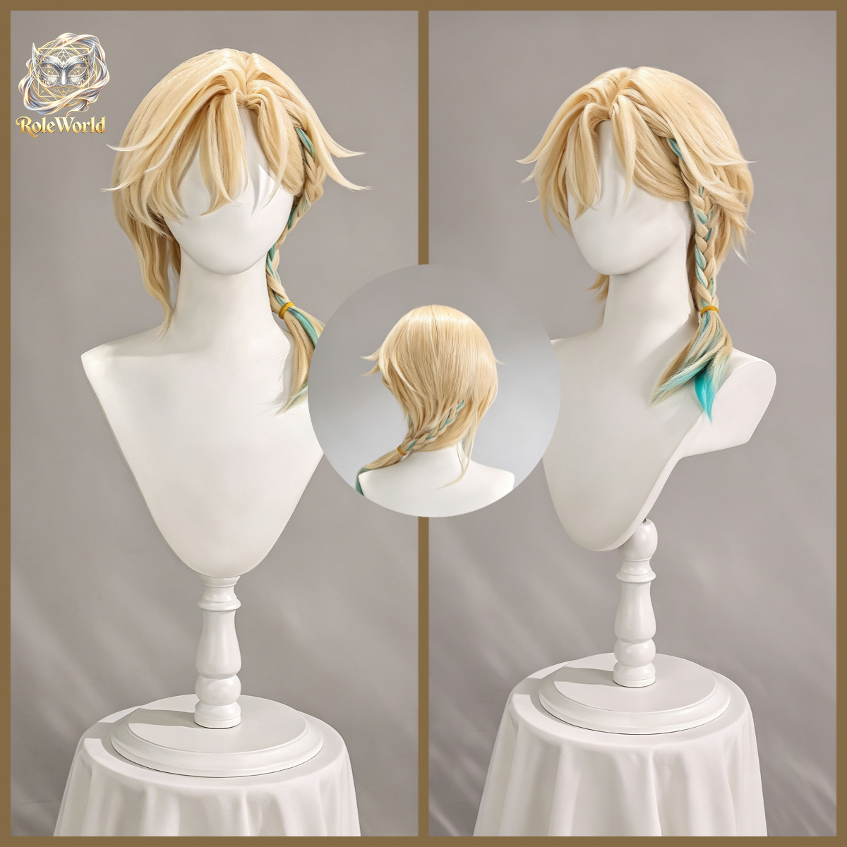Honkai Star Rail Aventurine Wa - Anime Cosplay Wig Heat Resistant review and price