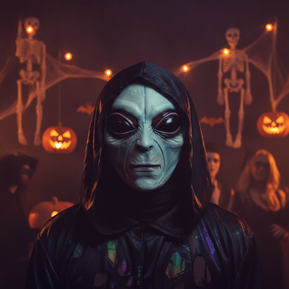 Latex Material Alien Mask Full - Latex Alien Mask Realistic review and price