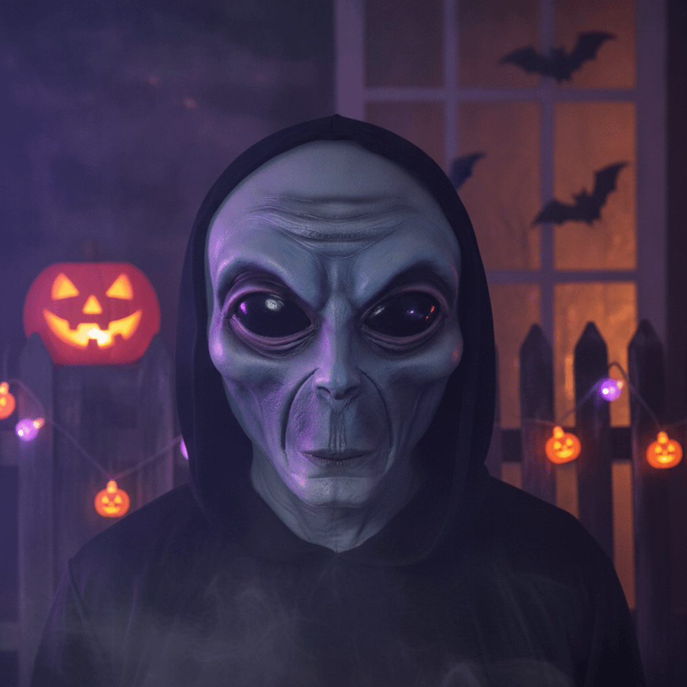 Latex Material Alien Mask Full - Latex Alien Mask Realistic review and price