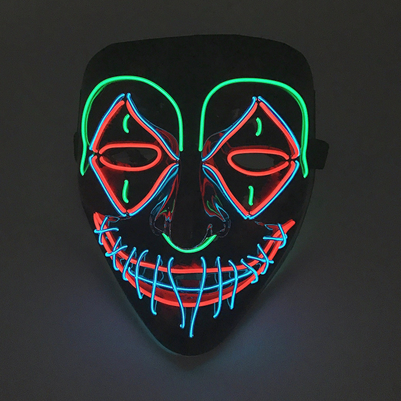 LED Killer Mask Halloween Danc - Led Purge Mask Halloween review and price