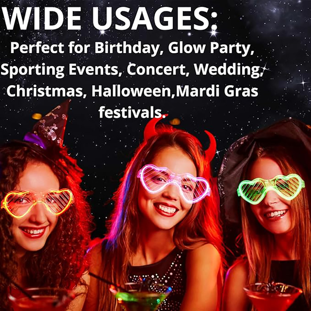 5/10/20/30/50 Bulk Light Up Gl - Glow In The Dark Party Glasses review and price