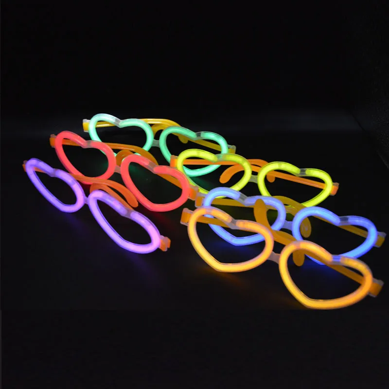 20 Sets Festive DIY Luminous H - Glow In The Dark Party Glasses review and price