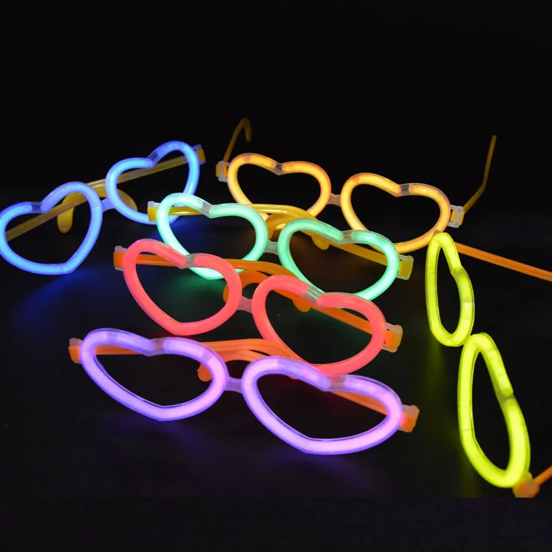 20 Sets Festive DIY Luminous H - Glow In The Dark Party Glasses review and price