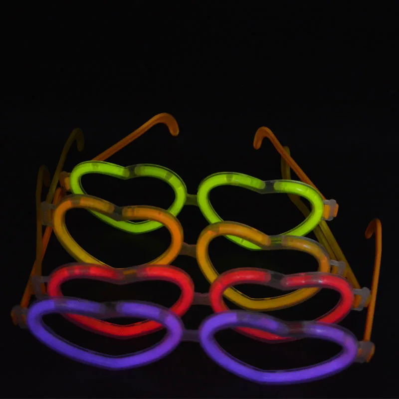 20 Sets Festive DIY Luminous H - Glow In The Dark Party Glasses review and price