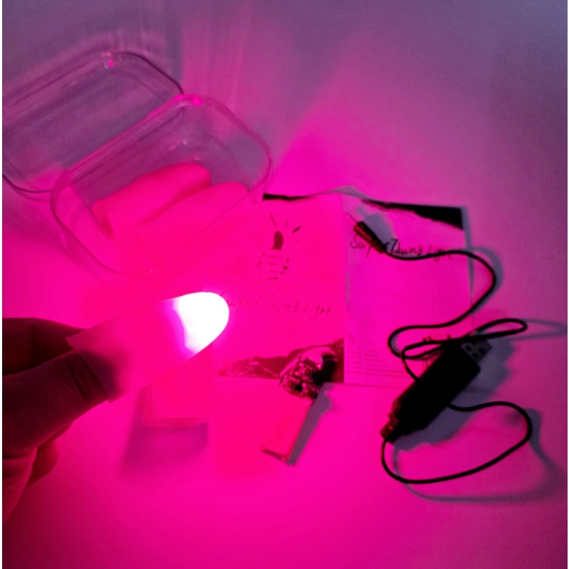 7 Color Light-Pair Set Chargin - Thumb Tip Magic Trick Set review and price