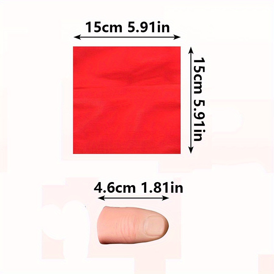 Scarf-Vanish Magic Thumb Tip F - Thumb Tip Magic Trick Set review and price