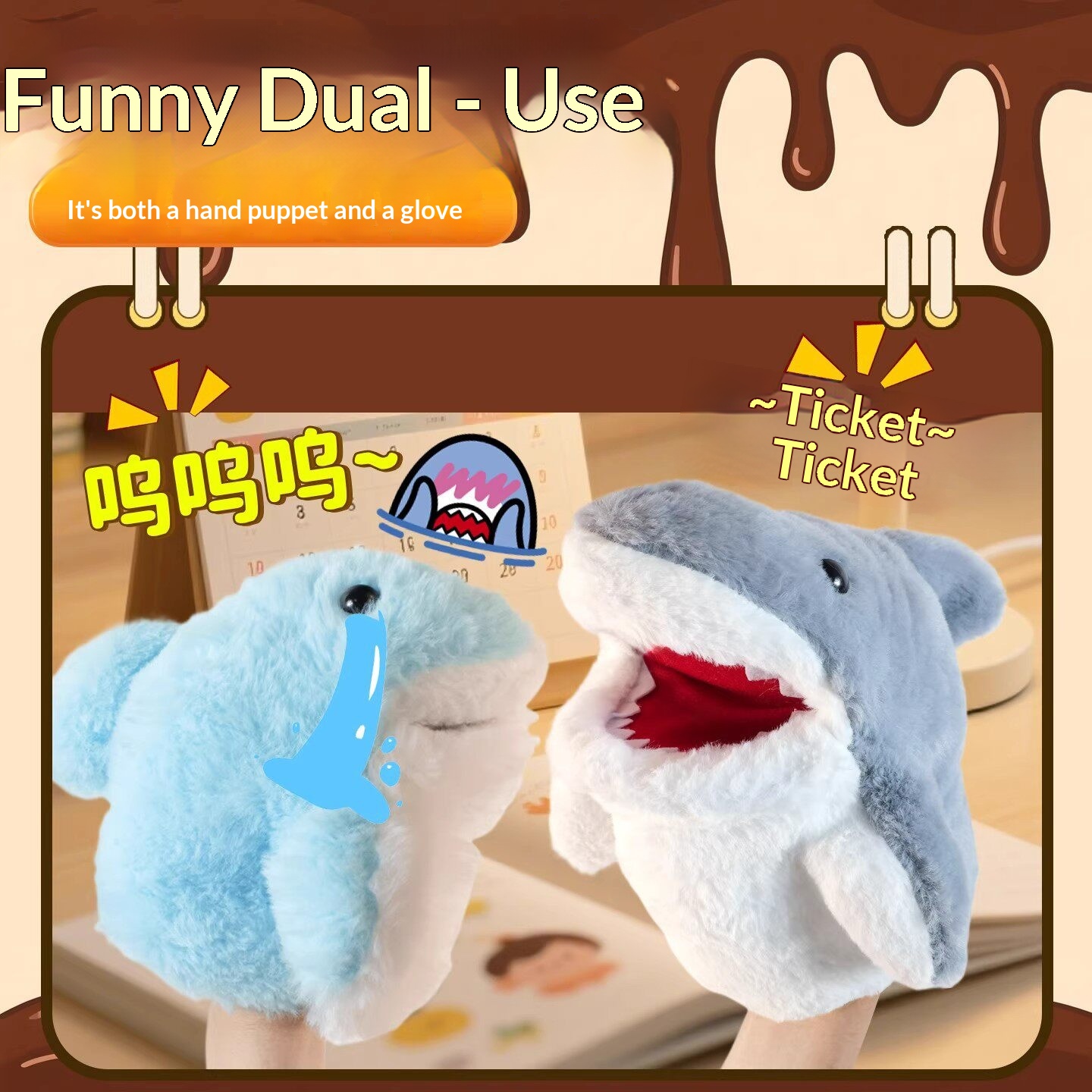 Shark Hand Puppet Plush Shark  - Prank Toys review and price