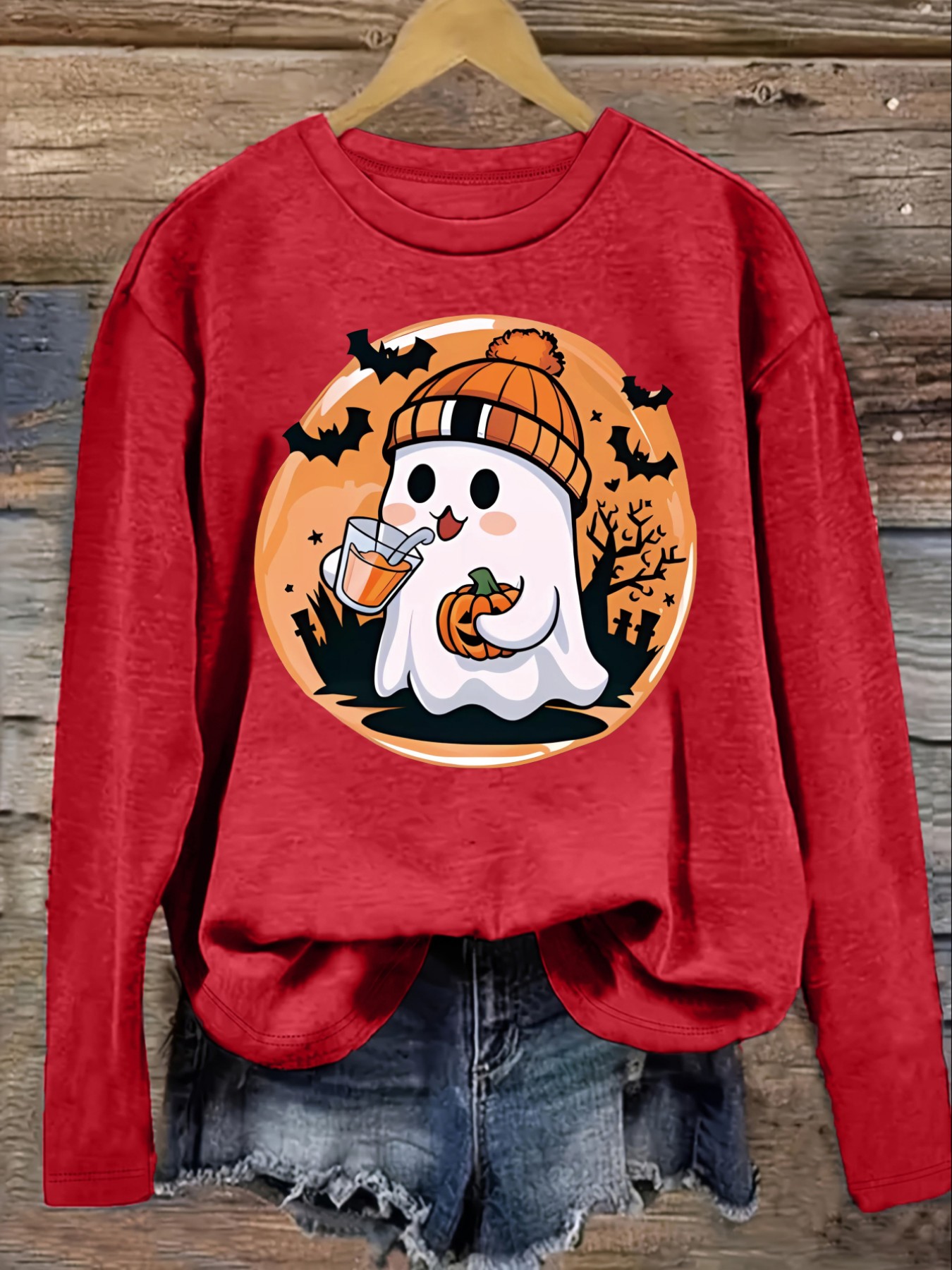 Women's Casual Long Sleeve Cre - Costumes review and price