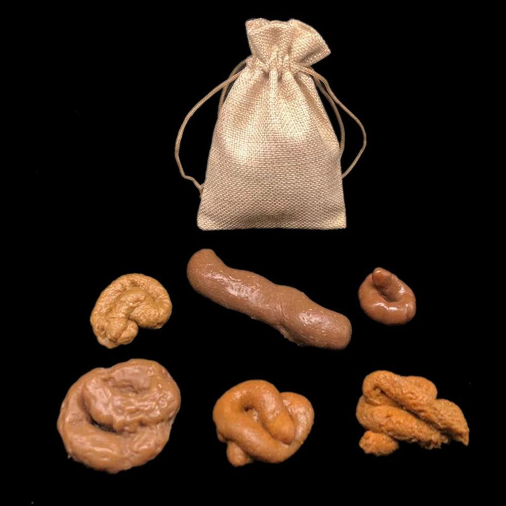 6Pcs Turd Tricky  Gadget Squis - Fake Poop Gag Gift review and price
