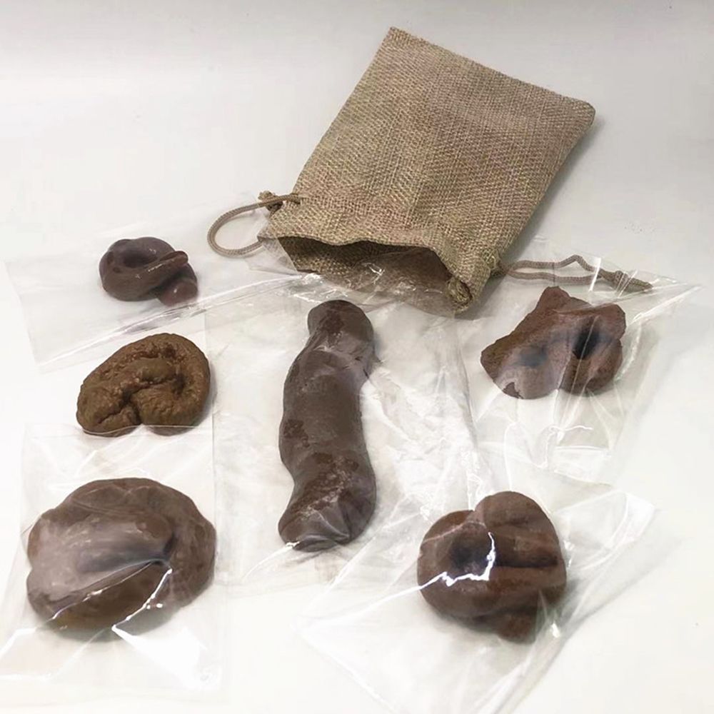6Pcs Turd Tricky  Gadget Squis - Fake Poop Gag Gift review and price