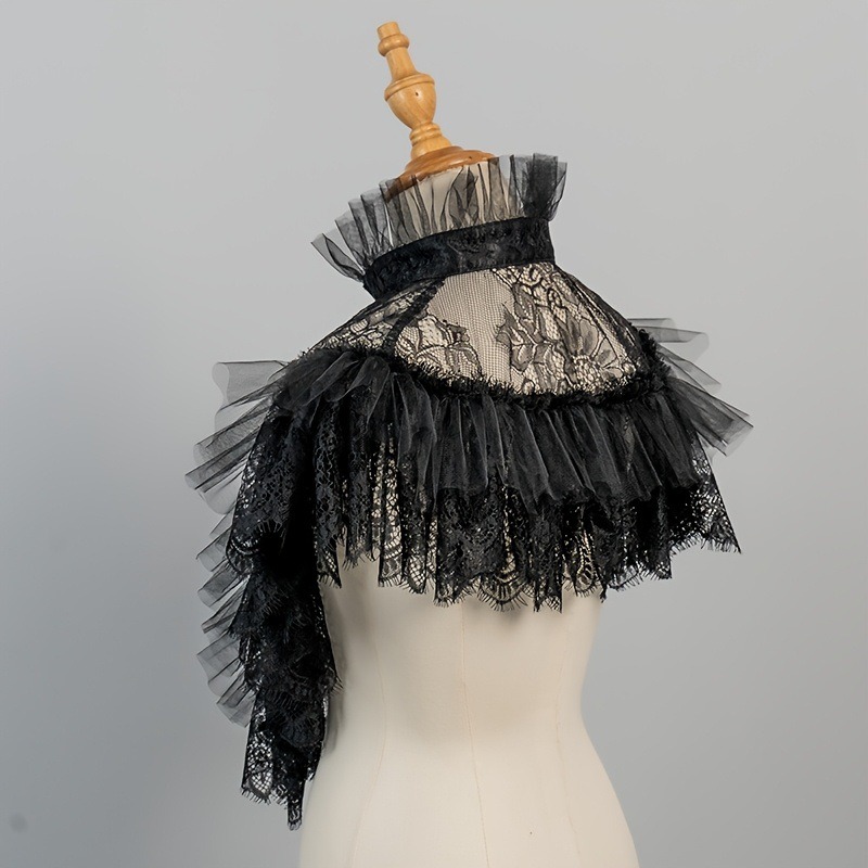 Gothic Style Lace Tulle False  - Costumes review and price