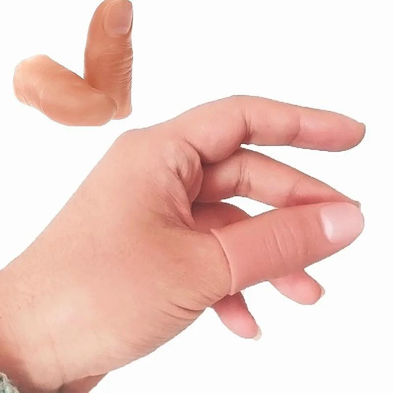5Pcs/Set Fakes Soft Thumb Tip  - Thumb Tip Magic Trick Set review and price