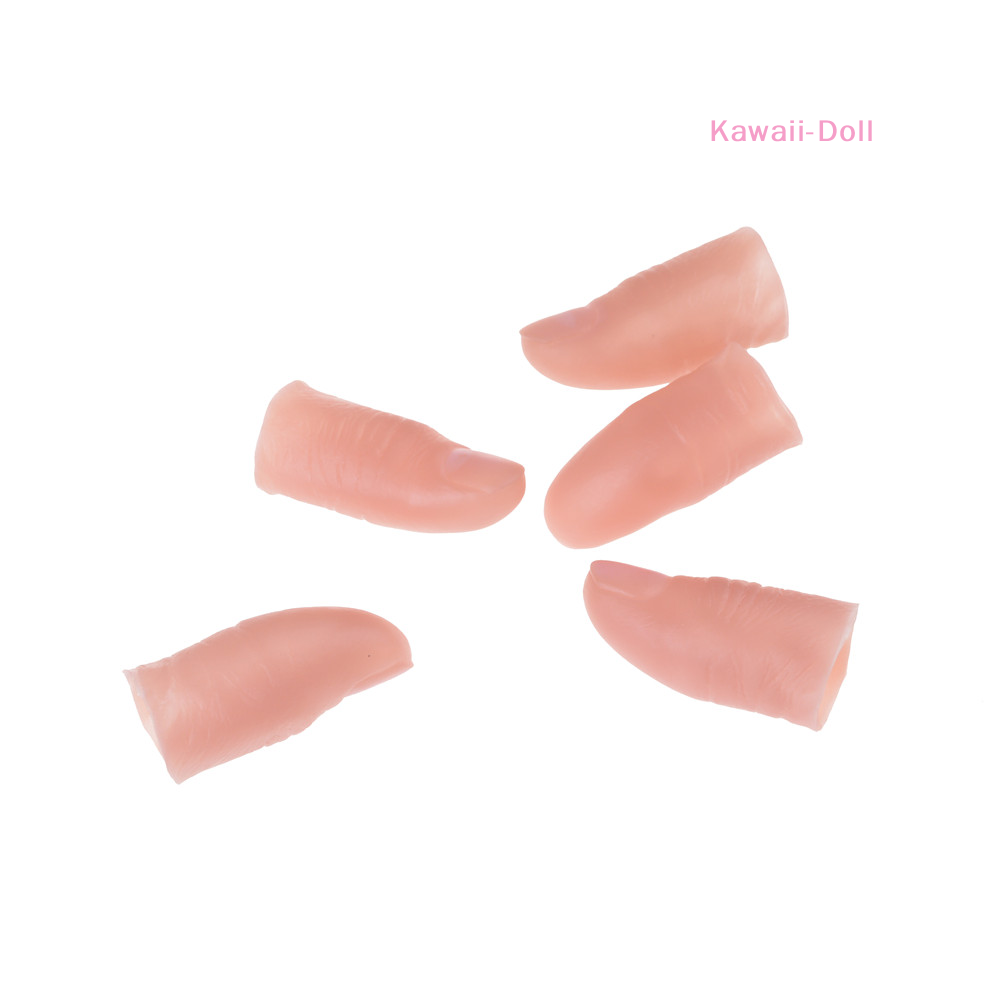 [DO]5Pcs/Set Fake Soft Thumb T - Thumb Tip Magic Trick Set review and price