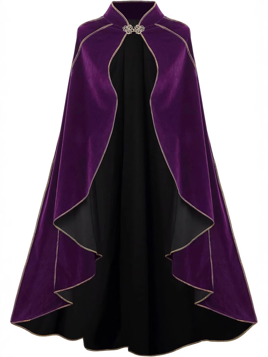 Gold Trimmed Medieval Plush Cl - Medieval Renaissance Dress Women review and price